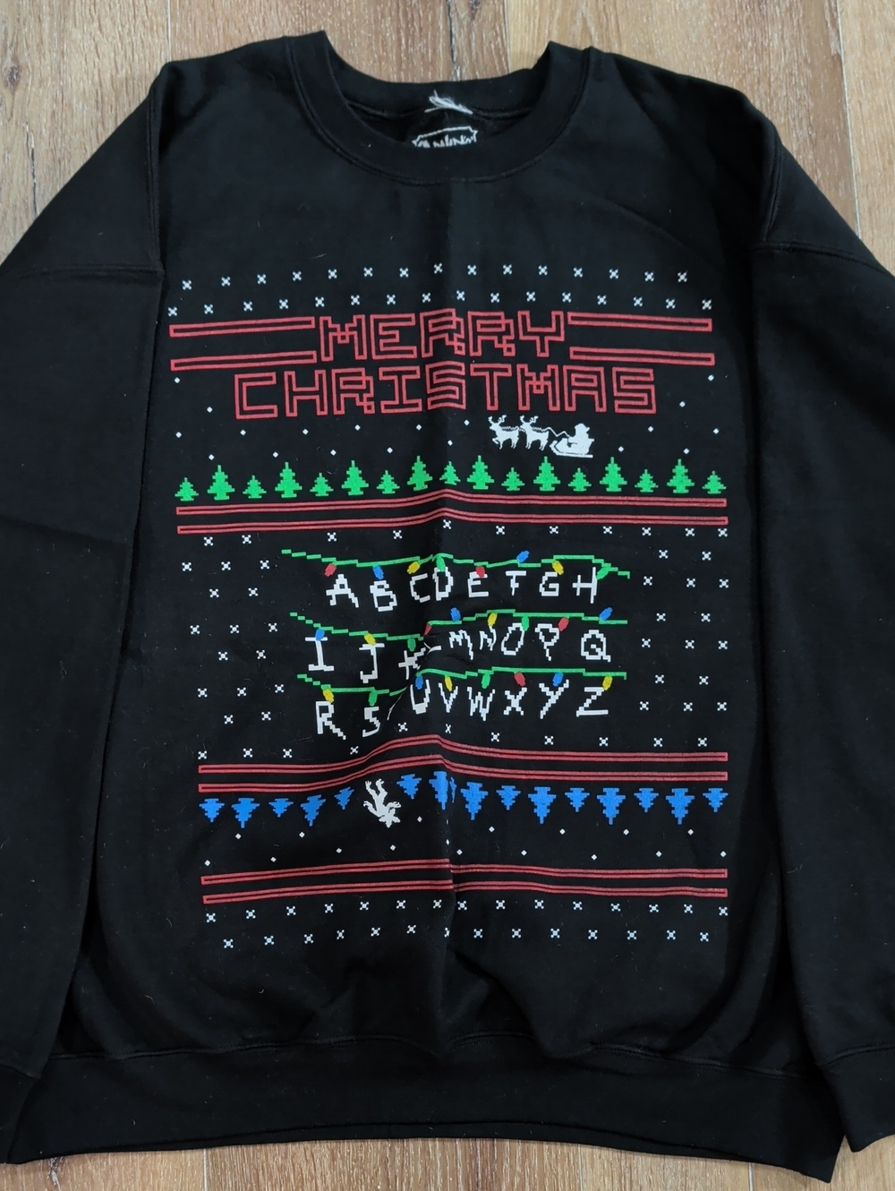 Stranger Things Ugly Xmas Sweatshirt - Size XXL